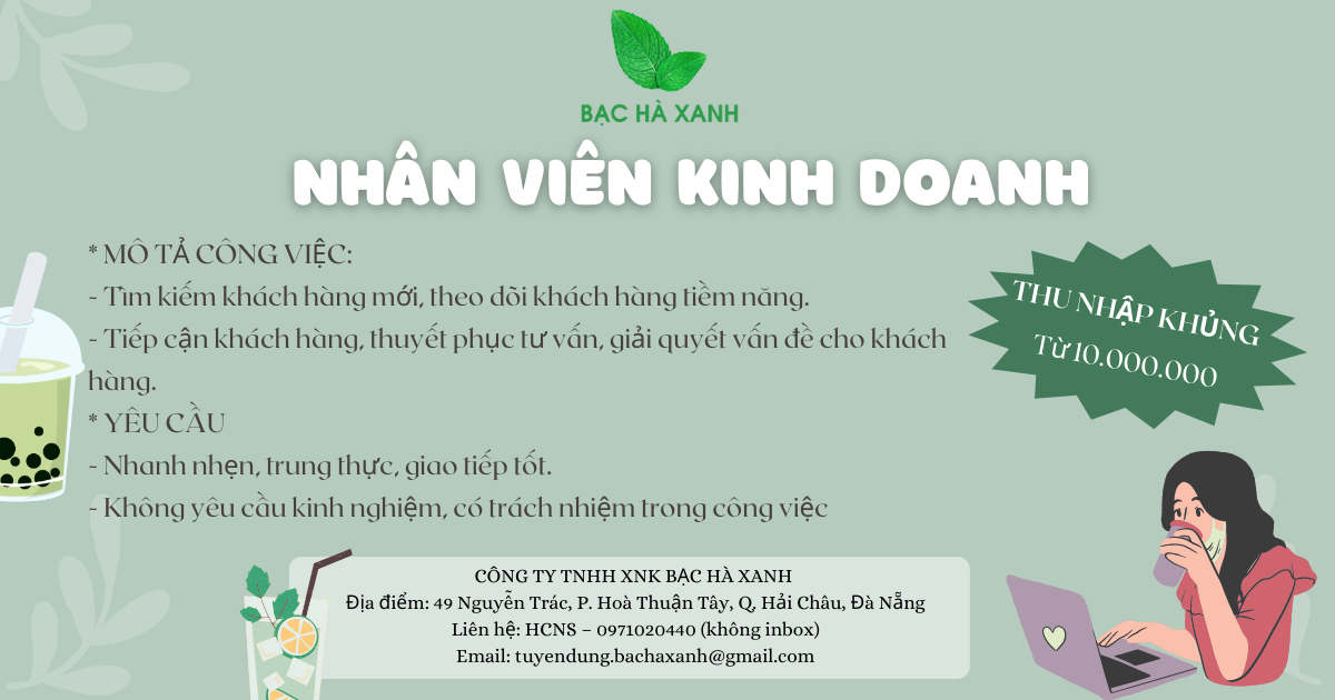 [Tuyển Gấp] Nhân viên Kinh Doanh