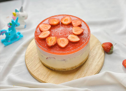 BÁNH PUDDING DÂU TÂY CỰC NGON