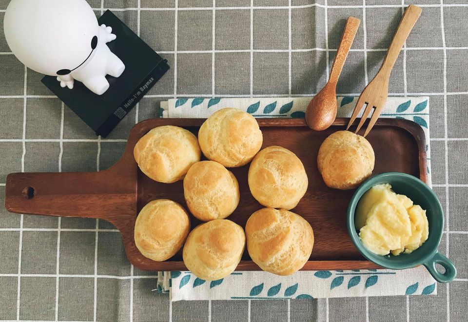 CÁCH LÀM BÁNH SU KEM SỮA TƯƠI NGON TUYỆT