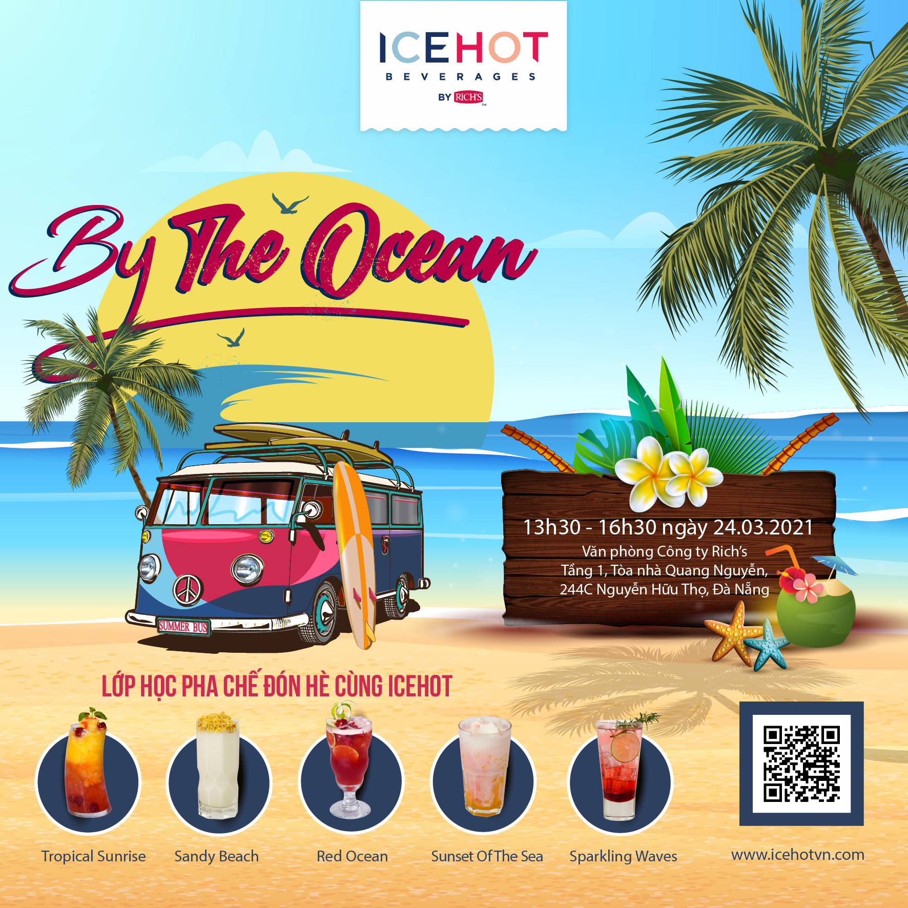 Học pha chế miễn phí – cập nhật 5 công thức đón hè cực hot