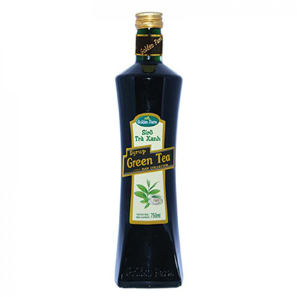 Siro Syrup GoldenFarm Trà Xanh Bar Collection 750ml 