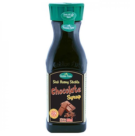 Siro Syrup GoldenFarm Socola 520ml