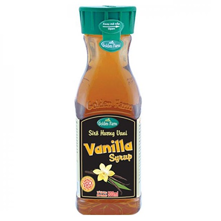Siro Syrup GoldenFarm Vani 520ml