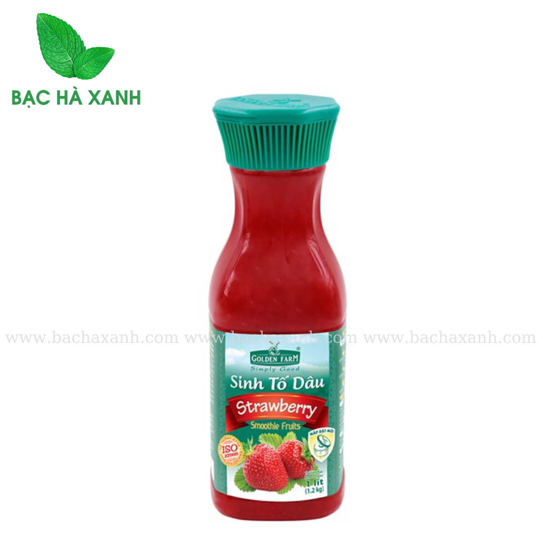 Sinh Tố GoldenFarm Dâu 1.0L