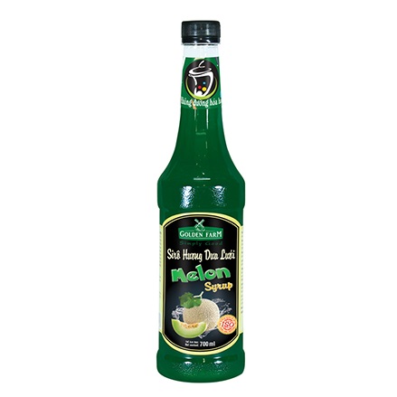 Siro Syrup GoldenFarm Dưa lưới 520ml