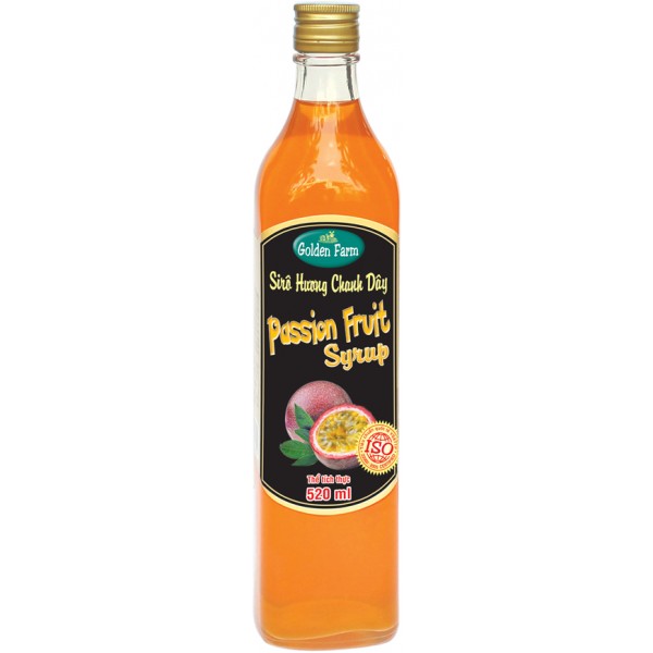 Siro Syrup GoldenFarm Chanh Dây 700ml