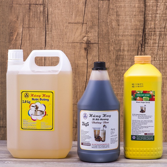 Siro Syrup Hàng Huy Dâu Canh Vàng 2.0L