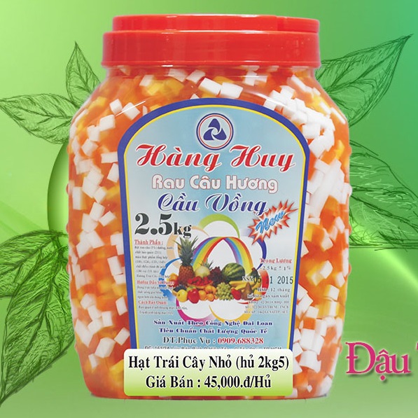 Thạch Hàng Huy Cắt 3 Màu Hạt Nhỏ