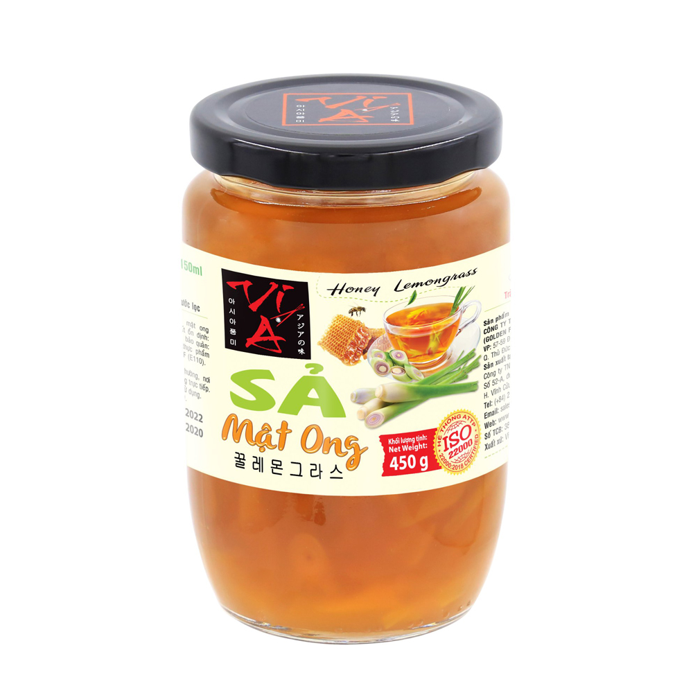 Mứt GoldenFarm Sả Mật Ong 450gr