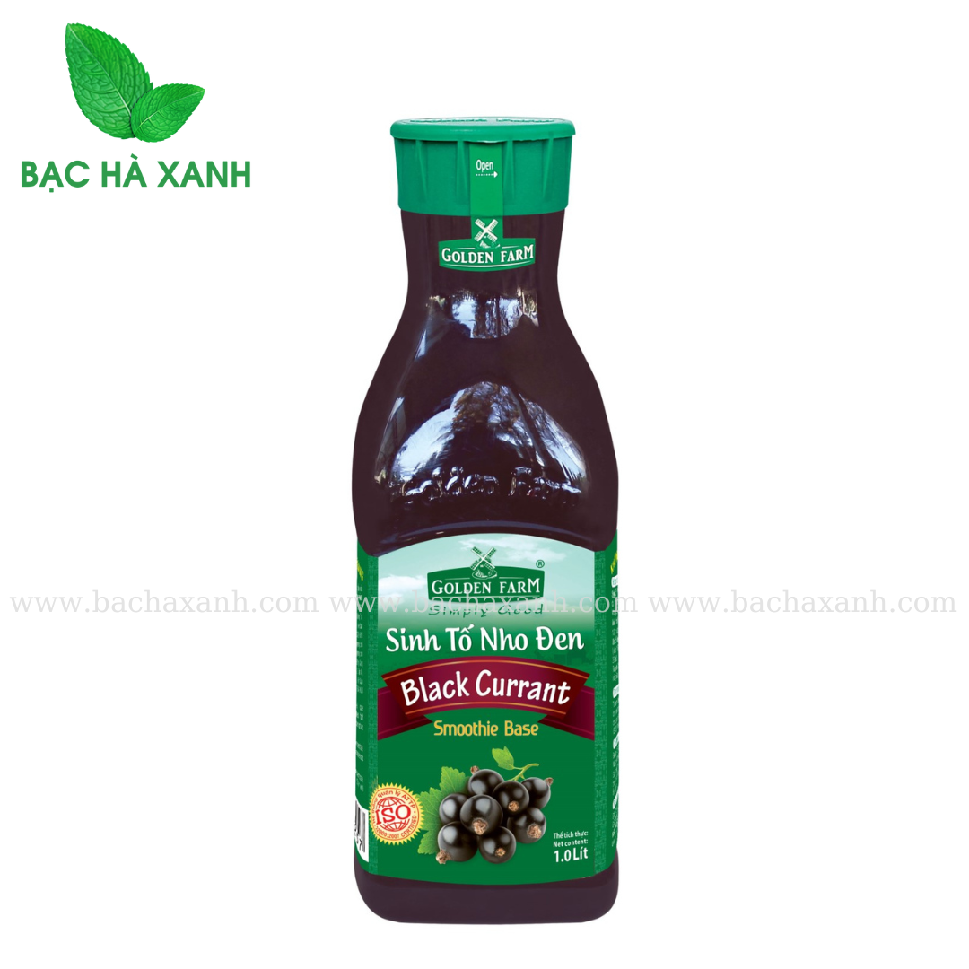 Sinh Tố GoldenFarm Nho Đen 1.0L