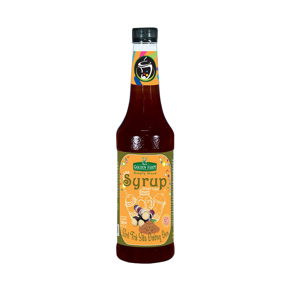 Siro Syrup GoldenFarm Đường Đen 700ml