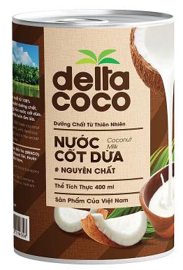 Nước cốt dừa Delta Coco 400ml
